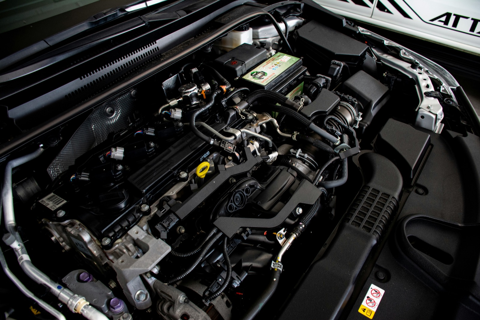 Classic chrome car engine bay for Uni-Seal™ UV cure-in-place gasket ECU housing and automotive sensor assembly sealing